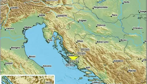 zadar potres