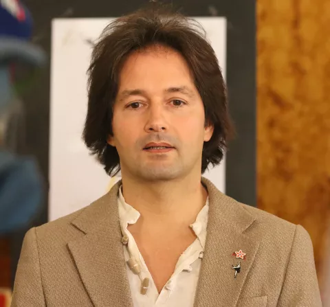 Osijek, 12. 02. 2025, HNK Osijek, pressica u povodu premijere baleta "Jela". Vuk Ognjenović.snimio GOJKO MITIĆ