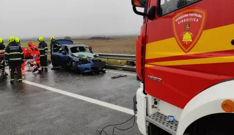 Prometna nesreća na suhopoljskoj obilaznici 