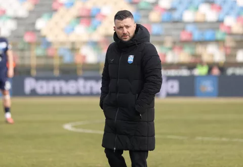 Zagreb, 08.02.2025 - Utakmica 21. kola Prve HNL, Gorica - Osijek. Na slici trener NK Osijeka Frederico Coppitelli.foto HINA/ Damir SENČAR/ ds