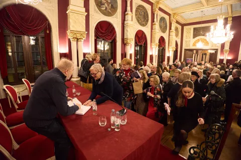 Drago Hedl, HNK, promocija knjige Matija, 2025.