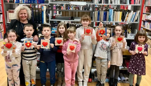 BELIŠĆE - Valentinovska radionica za djecu, KNJIŽNICA, 2025.