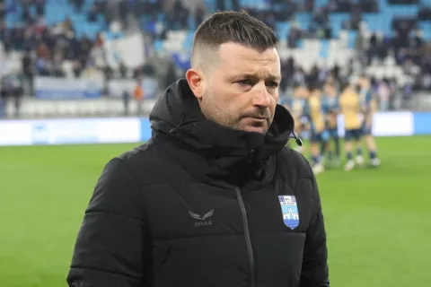Osijek, 16. 02. 2025, Opus Arena, nogomet, SuprSport HNL 24/25, Osijek - Rijeka, Federico Coppitelli.snimio GOJKO MITIĆ