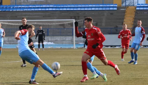 Osijek, 18. 02. 2025, Stadion Gradsski vrt, nogomet, Zrinski Osječko 1664 - Cibalija, SuperSport Prva liga.snimio GOJKO MITIĆ