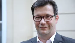 Zagreb, 01.06.2024. - Gradonačelnik Grada Zagreba Tomislav Toma&scaron;ević primio je ekipu filma "Čovjek koji nije mogao &scaron;utjeti" u povodu osvojene Zlatne palme za najbolji kratkometražni film na Filmskom festivalu u Cannesu. Na fotografiji Neboj&scaron;a Sljepčević.foto HINA/ Admir BULJUBA&Scaron;IĆ/ abu