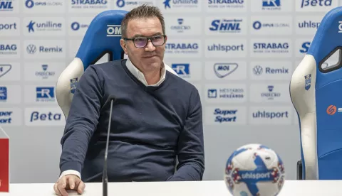 12.01.2024., Osijek, Opus Arena - Konferencija za novinare na kojoj je predstavljen novi sportski direktor NK Osijeka Jose Bota. direktor NK Osijek Vladimir Cohar Photo: Davor Javorovic/PIXSELL