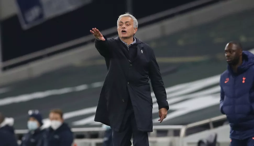 Tottenham Hotspur v Manchester City - Premier League - Tottenham Hotspur Stadium Jose Mourinho manager of Tottenham issues instructions during the Premier League match at the Tottenham Hotspur Stadium, London. Picture date: 21st November 2020. Picture credit should read: David Klein/Sportimage via PA Images David Klein Photo: PA Images/PIXSELL