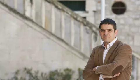 01.04.2020., Sibenik - Povjesnicar Stipe Kljaic. "nPhoto: Hrvoje Jelavic/PIXSELL