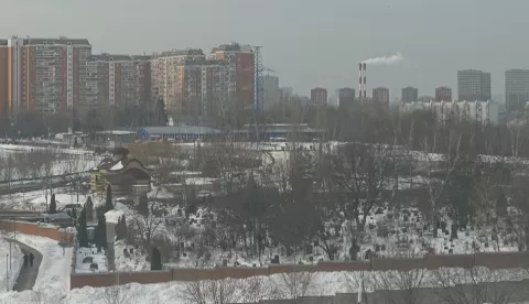 epa11188675 A general view of the Borisovskoye cemetery where late Russian opposition leader Alexei Navalny is expected to be buried, in Moscow, Russia, 29 February 2024. Navalny's funeral will be held at 14:00 local time on 01 March 2024, according to his press-secretary. Outspoken Kremlin critic Navalny died aged 47 in an arctic penal colony on 16 February 2024 after being transferred there in 2023. The colony is considered to be one of the world's harshest prisons. EPA/MAXIM SHIPENKOV