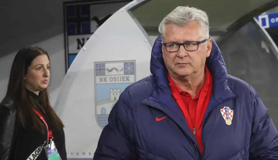 Osijek, 23. 02. 2024, Opus Arena. European Women's Chanpionsship 2025. Promotion & relegaton match.Woman's Nations League. Croatia - Norway. Trener Nenad Gracan.snimio GOJKO MITIĆ