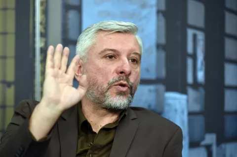 Zagreb, 12.02.2025 (pogled) - Kresimir Macan, podcast br.19, na slikama Hrvoje Klasic.foto Davor Kovacevicpogled