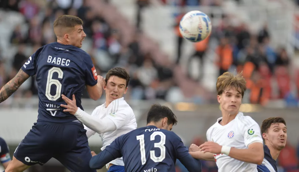 Split, 22.02.2025. - Utakmica 23. kola HNL-a Hajduk - Osijek. foto HINA/ Mario STRMOTIĆ/ MS