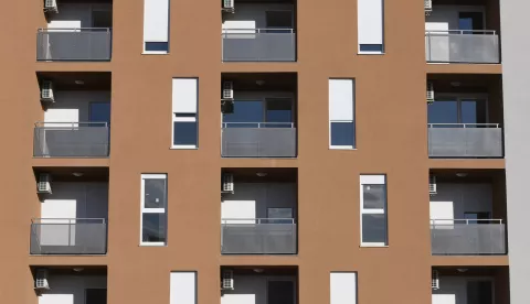 05.09.2023., Sibenik - Zavrseni su radovi na 127 stanova POS-a u sibenskom naselju Bioci. Po zavrsetku zavrsnih pregleda stanovi ce biti i useljeni. Photo: Hrvoje Jelavic/PIXSELL