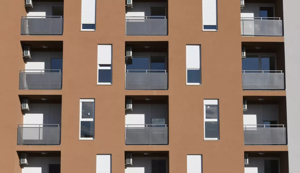 05.09.2023., Sibenik - Zavrseni su radovi na 127 stanova POS-a u sibenskom naselju Bioci. Po zavrsetku zavrsnih pregleda stanovi ce biti i useljeni. Photo: Hrvoje Jelavic/PIXSELL