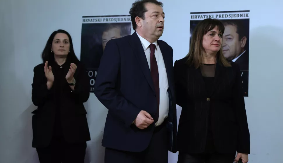 Zagreb.29.12.2024. - Izborni stožer Tomislava Jonjića.foto HINA/ Tomislav Pavlek/ tp