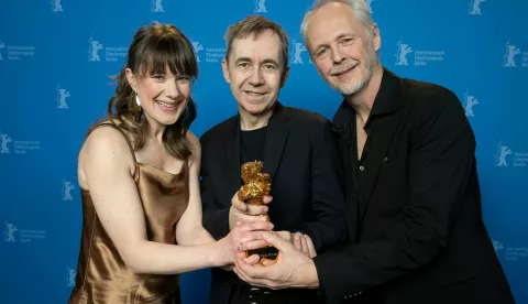 BERLINALE 2025.Hege Hauff Hvattum, Dag Johan Haugerud i Yngve Saether 