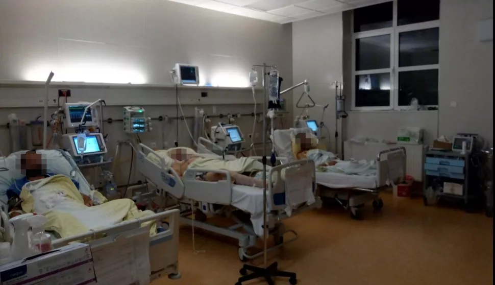 Osijek, 05. 11. 2020, Klinicka bolnica Osijek, KBC, Osijek, Respiracijski centar, respirator, COVID, KORONA VIRUS, COVID-19. Studeni 2020. ustupljena fotografija