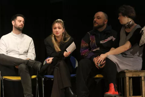 Osijek, 26. 02. 2025, Dječje kazalište Branka Mihaljevića, pressica uoči premijere predstave Vasilisa Premudra.snimio GOJKO MITIĆ