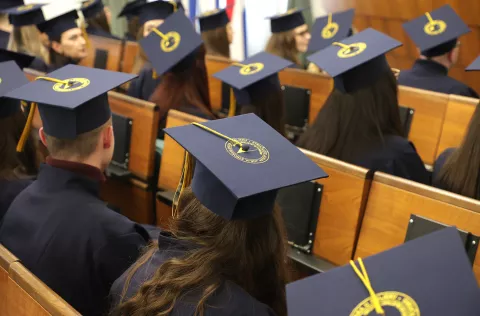 Osijek, 28. 02. 2025., Rektorat; promocija magistara; AUKOS; Helena Sablić Tomić - dekanicaSNIMIO BRUNO JOBST