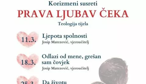 Korizmeni susreti DUHOS-aPrava ljubav ćeka vizual