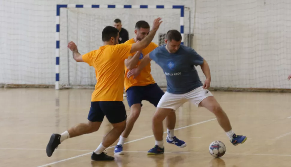 Osijek, 01. 03. 2025, Sportska dvorana Zrinjevac. 25. malonogometni turnir djelatnika KBC Osijek.snimio GOJKO MITIĆ