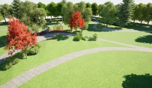 Budući park u Vrbanjiustupljena fotografija