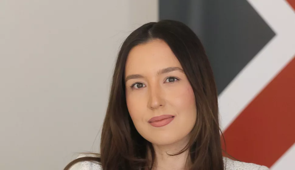 Osijek, 06. 03. 2025, FFOS, mala svečana dvorana Filozofskog fakulteta. Predavanje, "Žene u sportskom novinarstvu", Leonarde Pavić, novinarke i sportske komentatorice. Leonarda Pavić.snimio GOJKO MITIĆ