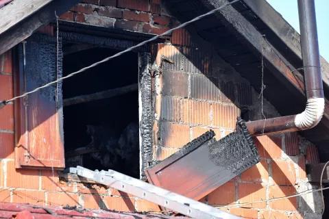 07.03.2025.Kusanec - Troje djece poginulo u požaru u Kuršancu, žena i jedno dijete su u bolnici Photo: Vjeran Zganec Rogulja/PIXSELL