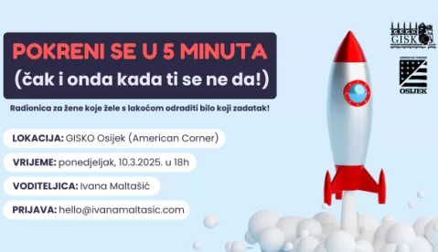 Radionica Ivane Maltašić Pokreni se u 5 minutaAmerican Corner