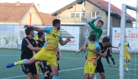 Bijelo Brdo, 03. 08. 2025, Igralisšte u Bijelom Brdu, nogomet, BSK - Sesvete, SuperSport Prva liga.snimio GOJKO MITIĆ