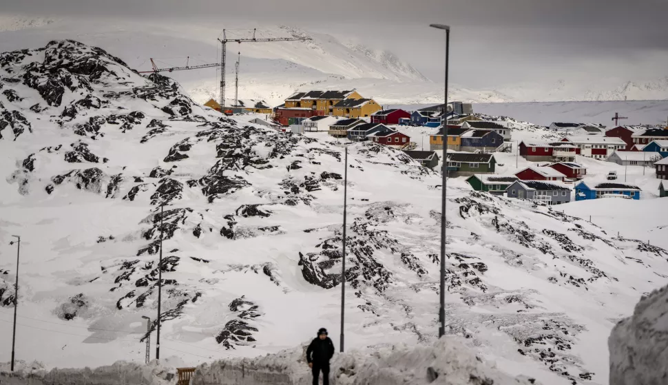 epa11948554 Housing in Nuuk, Greenland, 07 March 2025. Greenland will hold parliamentary elections on 11 March. EPA/Mads Claus Rasmussen DENMARK OUT