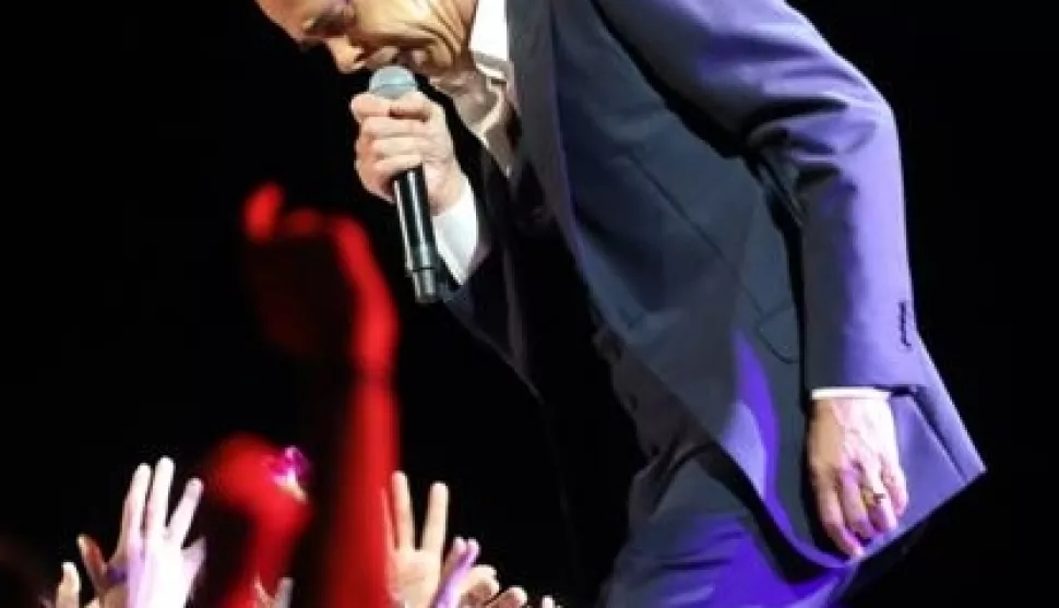 Zagreb, 21.06.2022. - Drugi dan 15. INmusic festivala na zagrebačkom Jarunu. NA fotografiji Nick Cave and the Bad Seeds.foto HINA/ Admir BULJUBAŠIĆ/ abu