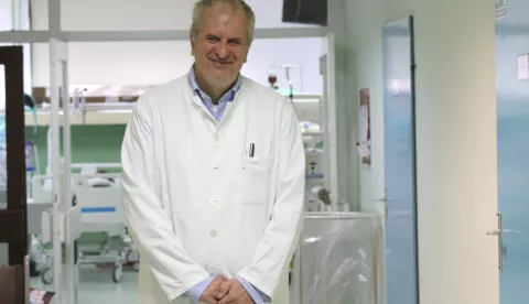 Osijek, 11. 03. 2025, KBC Osjek, Klinika za nefrologiju. Šef, Nefrologije, prof. dr. sc. Jerko Barbić.snimio GOJKO MITIĆ