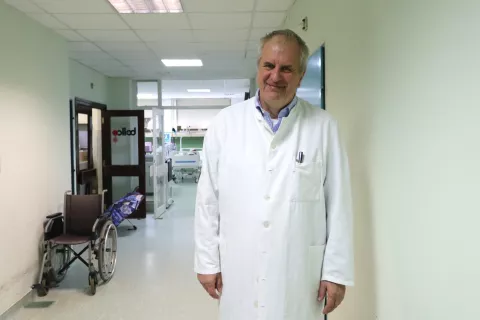 Osijek, 11. 03. 2025, KBC Osjek, Klinika za nefrologiju. Šef, Nefrologije, prof. dr. sc. Jerko Barbić.snimio GOJKO MITIĆ
