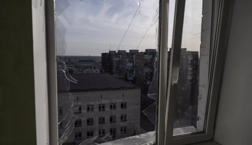 epa11953862 A handout photo made available by the press service of the 93rd Separate Mechanized Brigade of the Ukrainian Armed Forces on 10 March 2025 shows the frontline town of Pokrovsk, Donetsk region, Ukraine, 09 March 2025 amid the Russian invasion. EPA/Press service of the 93rd Separate Mechanized Brigade HANDOUT HANDOUT EDITORIAL USE ONLY/NO SALES