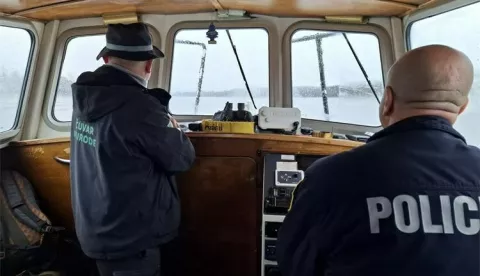 Akcija policije i čuvara Parka prirode Kopački rit protiv krivolovaca