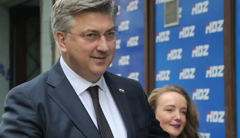 Zagreb,10.3.2025. Zajednička sjednica Predsjedništva i Nacionalnog odbora HDZ-a.Na slici Andrej Plenković. foto HINA/ Tomislav Pavlek/ tp