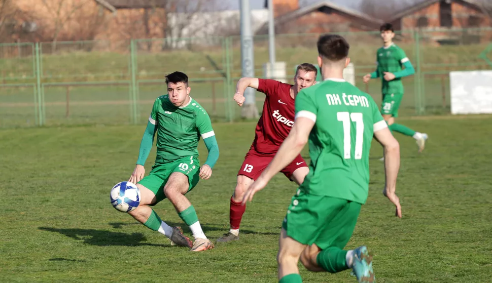 Čepin, 09. 03. 2025., Igralište u Čepinu, Čepin - Tomislav (Donji Andrijevci), Treća NL IstokSNIMIO BRUNO JOBST