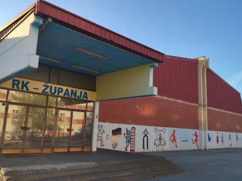 Sportska dvorana u Županjisnimila Marija Lešić Omerović