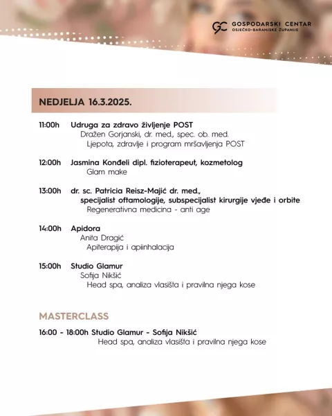 Sajam ljepote, Osijek ožujak 2025.