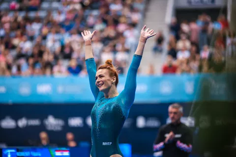 Tijana Korent zauzela je peto mjesto u finalu na preskoku