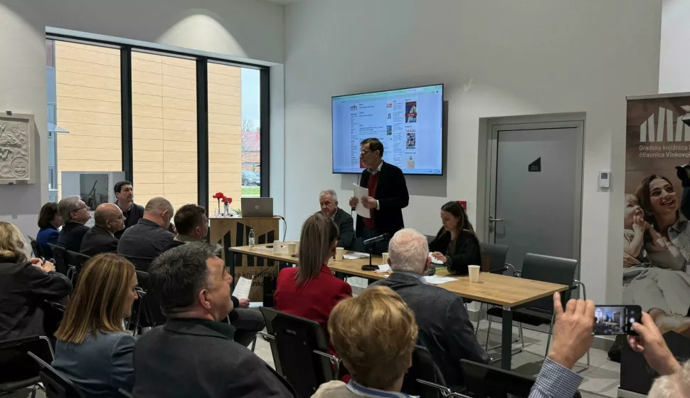 Matica hrvtska, sjednica Glavnog odbora, Vinkovci, ožujak 2025. Miro Gavran