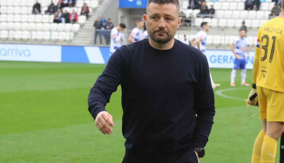 Osijek, 16. 03. 2025, Opus Arena, nogomet, SuperSport HNL 24/25. Osijek -Varaždin, Federico Coppitelli.snimo GOJKO MITIĆ