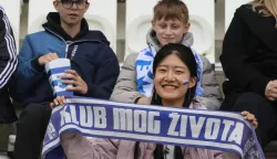 Osijek, 16. 03. 2025, Opus Arena, nogomet, SuperSport HNL 24/25. Osijek -Varaždin, Publika, navijači.snimo GOJKO MITI