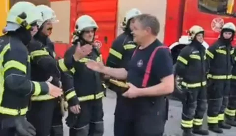 Odlazak u mirovinu vatrogasca Marka Bilića