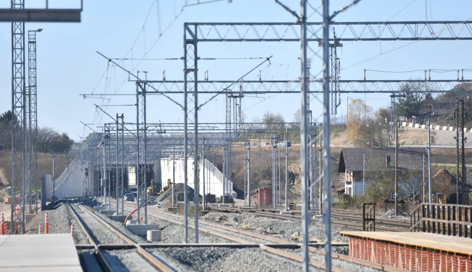 04.11.2024., Carevdar/Lepavina- Ministar mora, prometa i infrastrukture Oleg Butkovic obisao dijelove najznacajnijih zavrsnih radova na najvecem zeljeznickom projektu u Hrvatskoj. Photo: Vjeran Zganec Rogulja/PIXSELL