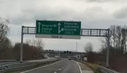 Autocesta A3, skretanje za A5 - Slavonika