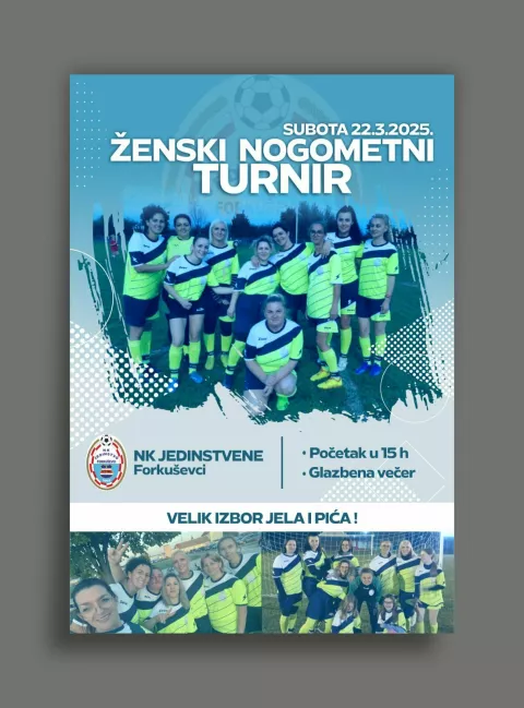 FORKUŠEVCI - Ženski nogometni turnir: Na terenu s 18 pa do 70 godinaOŽUJAK 2025.