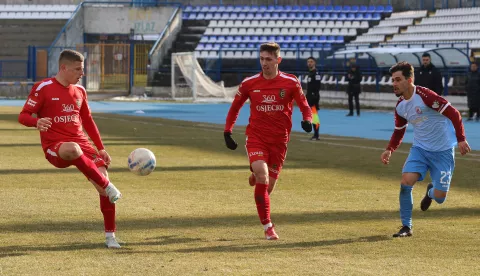 Osijek, 18. 02. 2025, Stadion Gradsski vrt, nogomet, Zrinski Osječko 1664 - Cibalija, SuperSport Prva liga.snimio GOJKO MITIĆ