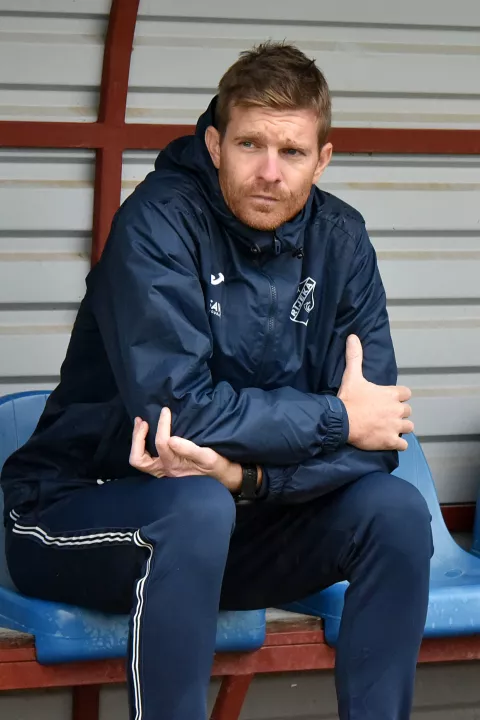 sport...vinkovci...07.10.2020.1/16 finala nogometni kup; dilj - rijeka;- simon rozman, trener hnk rijeka; foto Gordan Panić